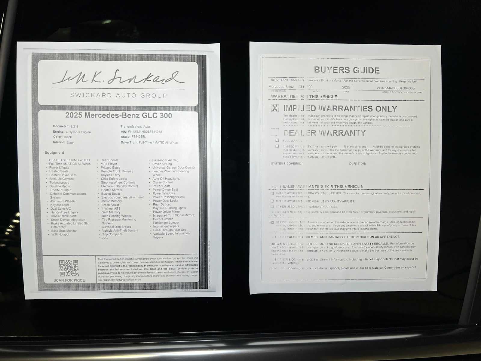 2025 Mercedes-Benz GLC 300 GLC 300