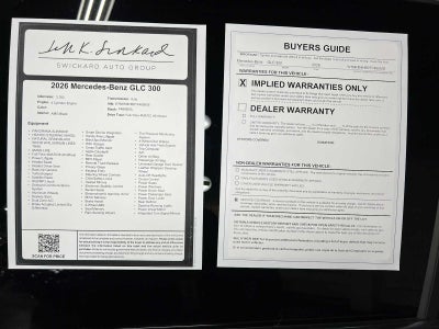 2026 Mercedes-Benz GLC 300 4MATIC® SUV