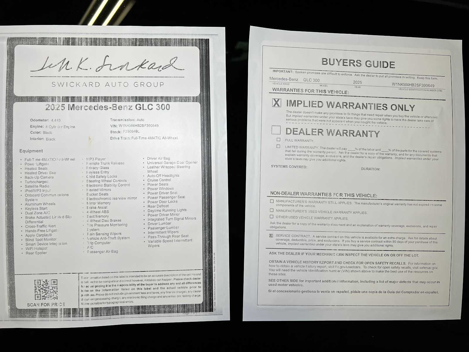 2025 Mercedes-Benz GLC GLC 300