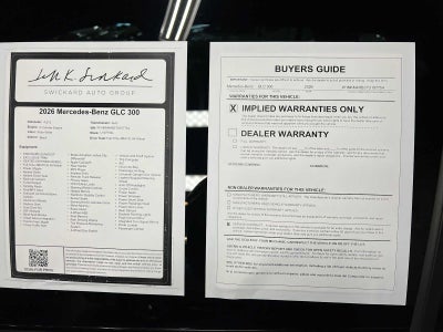 2026 Mercedes-Benz GLC 300 4MATIC® SUV
