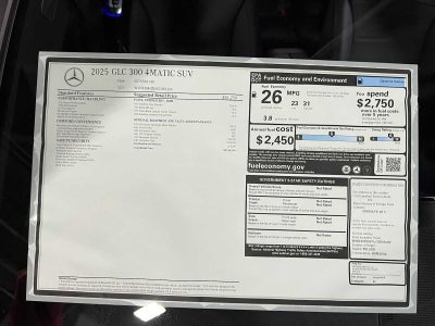 2025 Mercedes-Benz GLC GLC 300