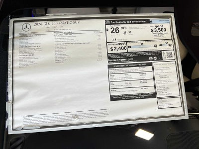 2026 Mercedes-Benz GLC GLC 300