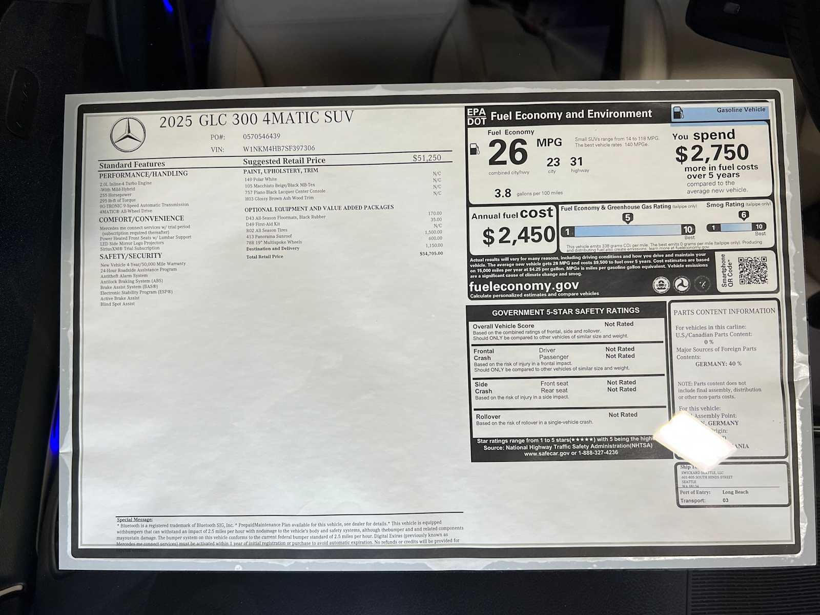 2025 Mercedes-Benz GLC GLC 300