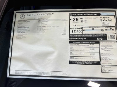 2025 Mercedes-Benz GLC 300 4MATIC® SUV