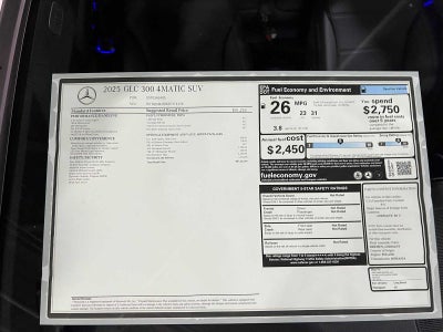 2025 Mercedes-Benz GLC 300 4MATIC® SUV