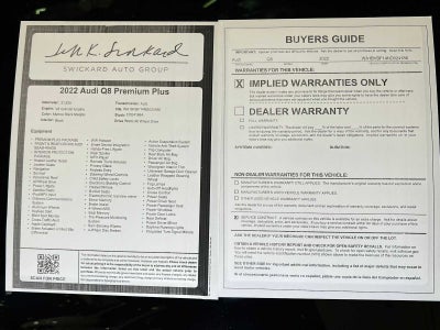 2022 Audi Q8 Premium Plus