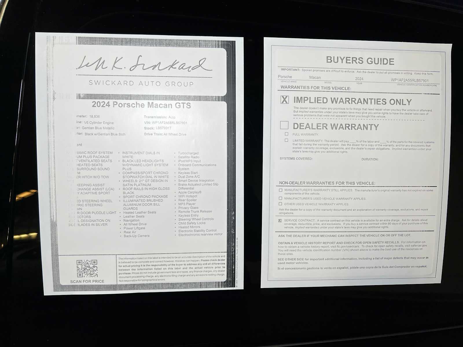 2024 Porsche Macan GTS