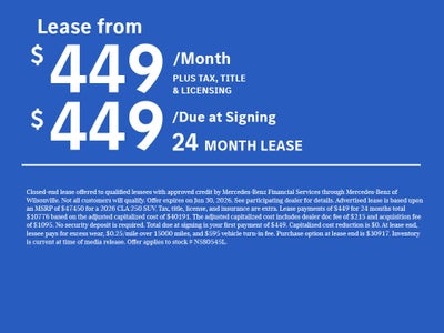 2026 Mercedes-Benz CLA 250 4MATIC® Coupe