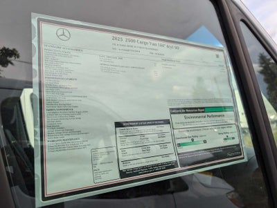 2025 Mercedes-Benz Sprinter 2500 Standard Roof I4 Diesel 144" RWD