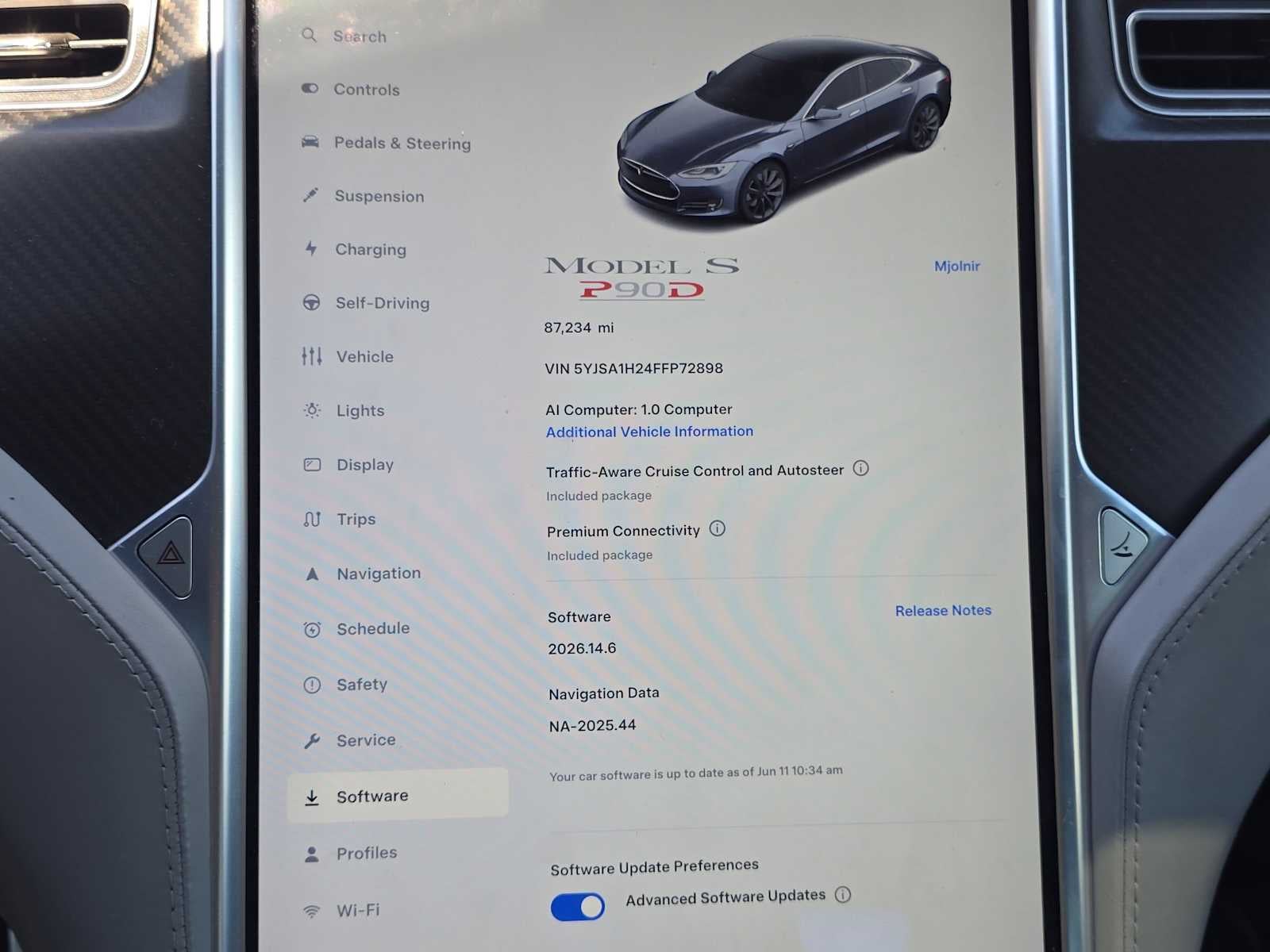 2015 Tesla Model S P90D