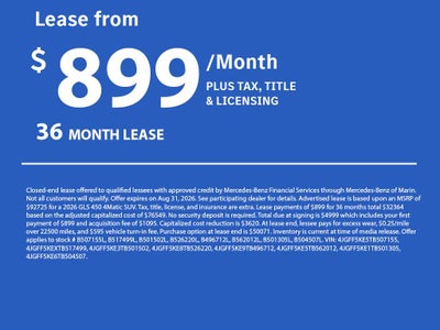 2026 Mercedes-Benz GLS 450 4MATIC® SUV