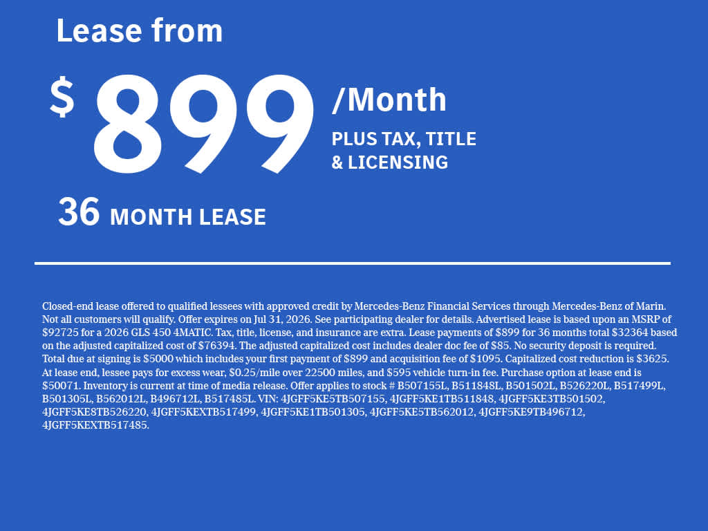 2026 Mercedes-Benz GLS 450 4MATIC® SUV