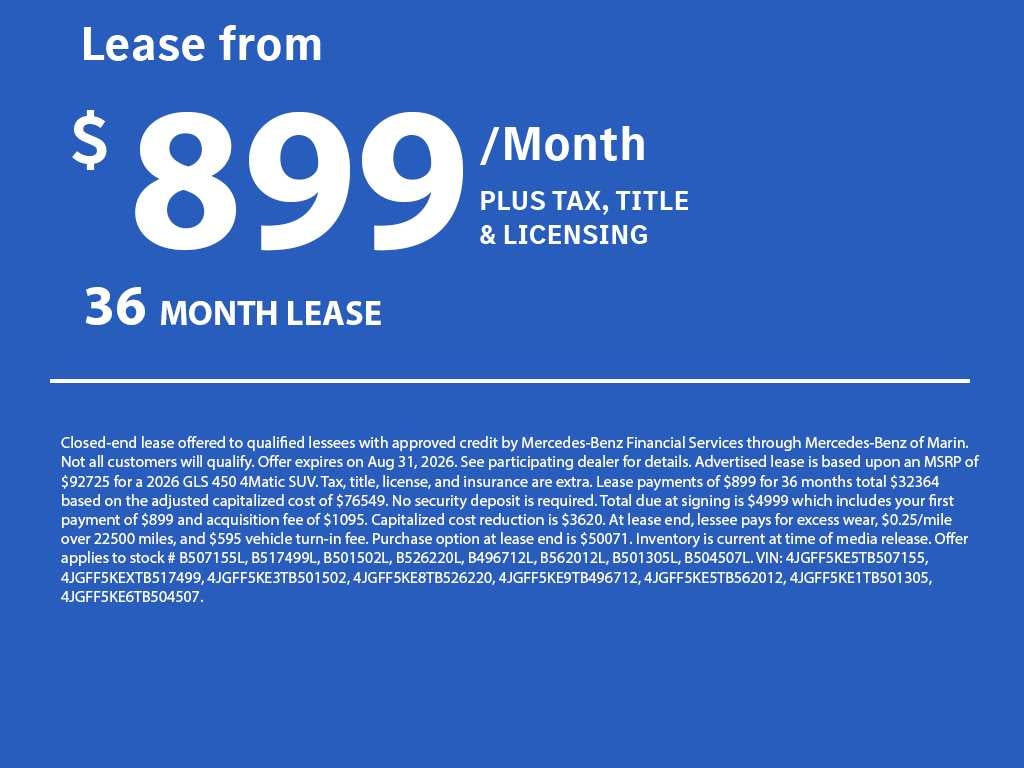 2026 Mercedes-Benz GLS 450 4MATIC® SUV
