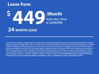2026 Mercedes-Benz GLC 300 4MATIC® SUV