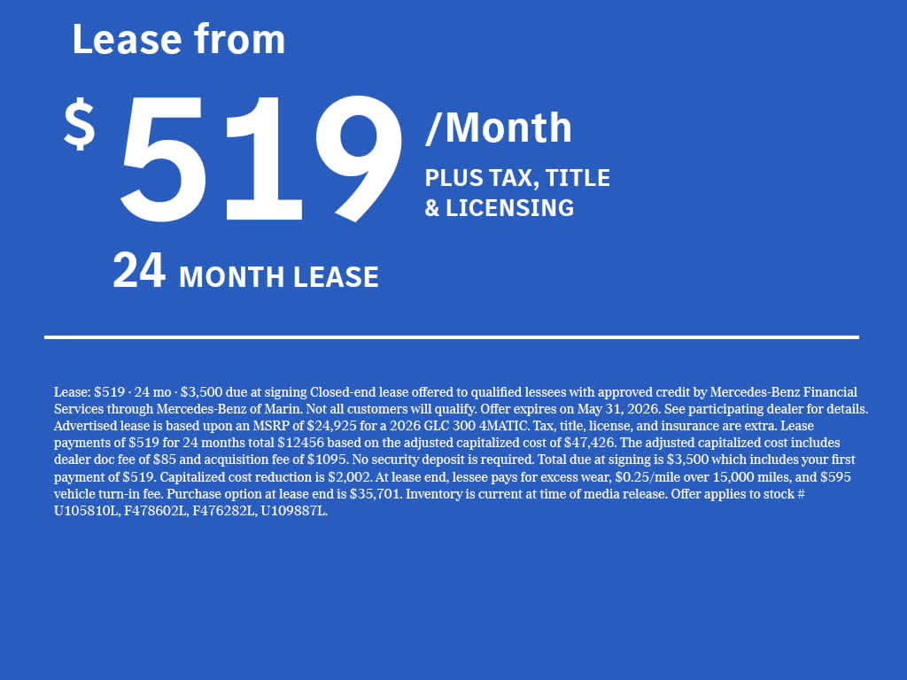 2026 Mercedes-Benz GLC 300 4MATIC® SUV