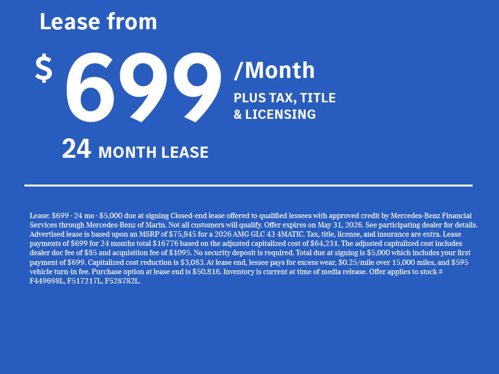 2026 Mercedes-Benz AMG® GLC 43 4MATIC® SUV