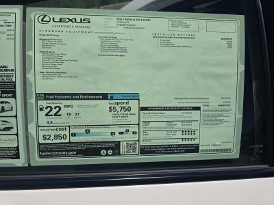 2026 Lexus IS 350 F SPORT DESIGN