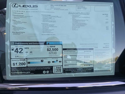 2026 Lexus UX 300h PREMIUM AWD