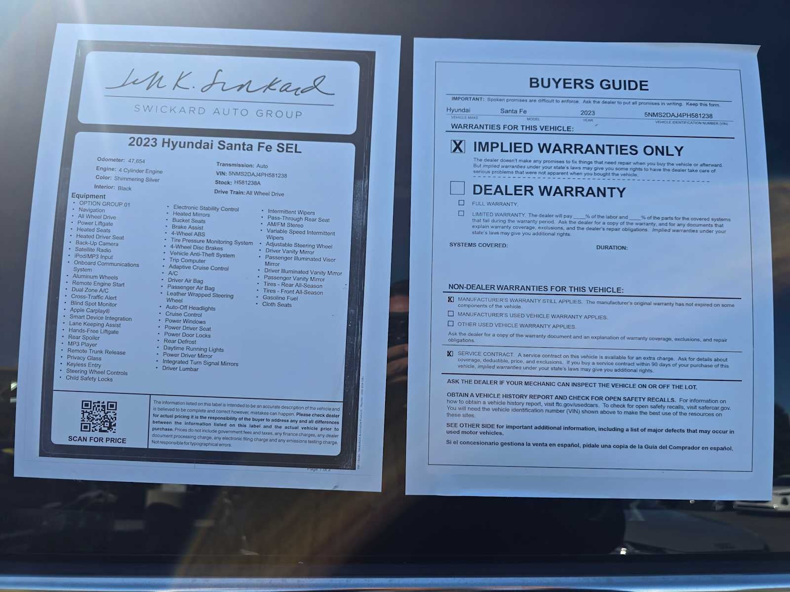 2023 Hyundai Santa Fe SEL