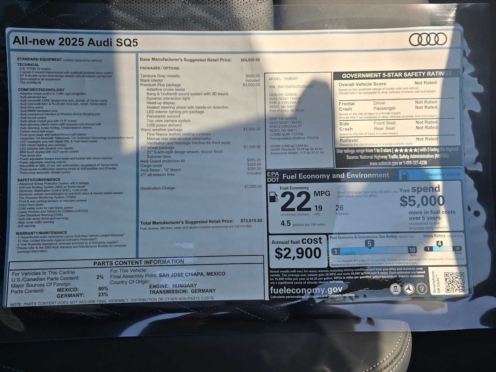 2025 Audi New SQ5 Premium Plus