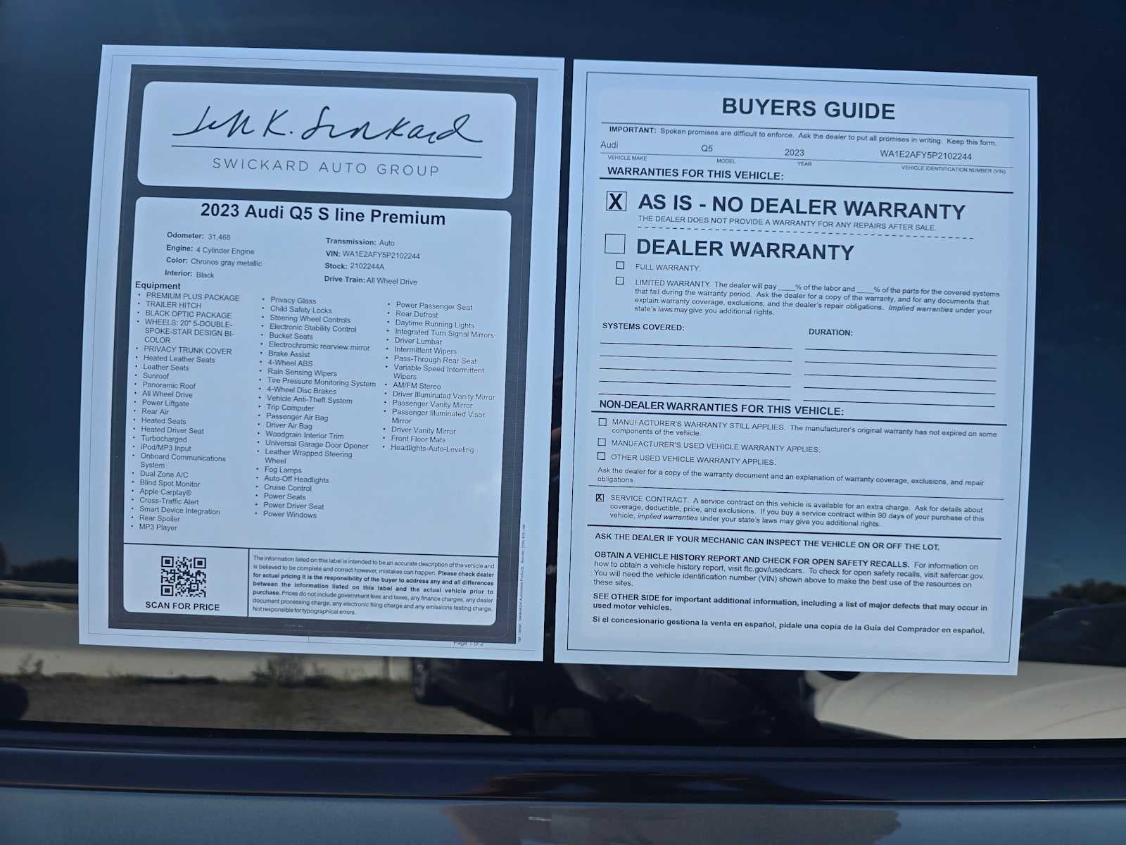 2023 Audi Q5 S line Premium Plus