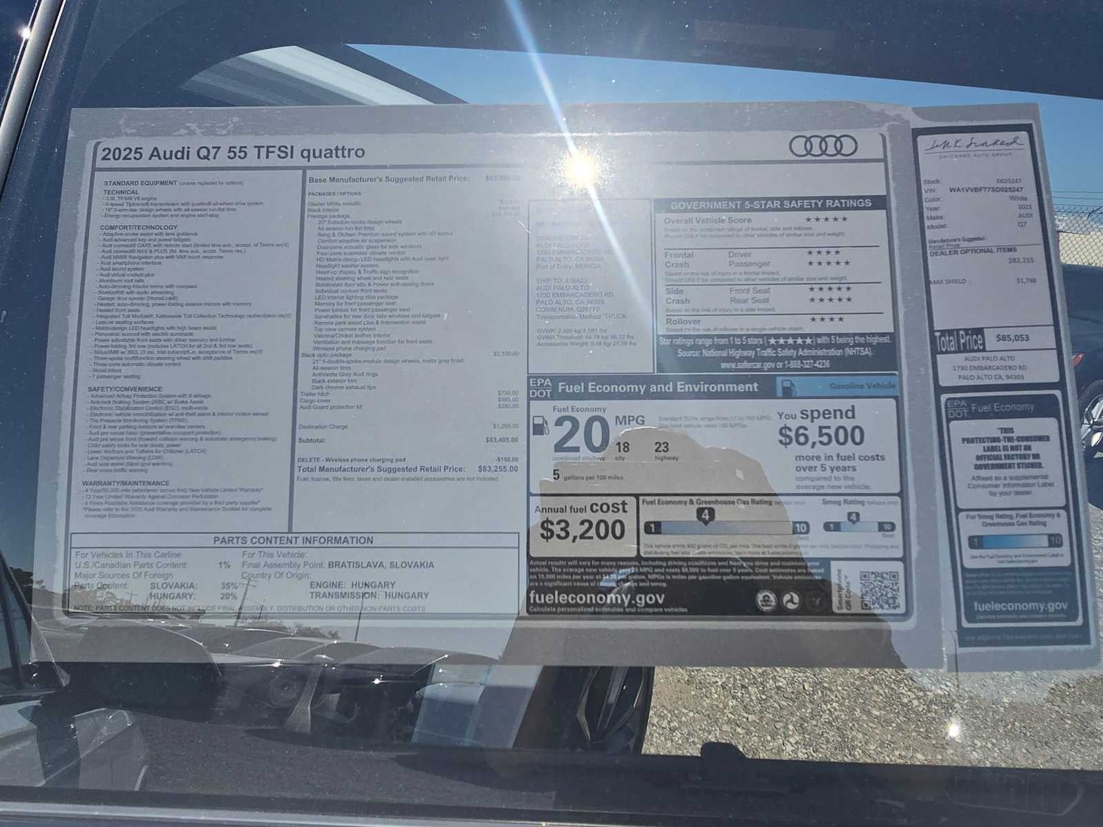 2025 Audi Q7 Prestige