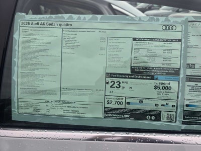 2026 Audi A6 Sedan Premium