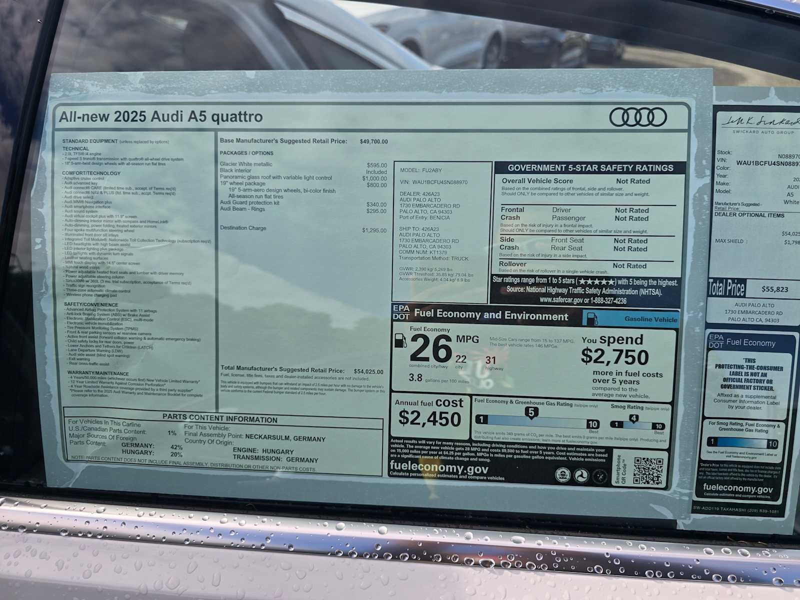 2025 Audi A5 Premium