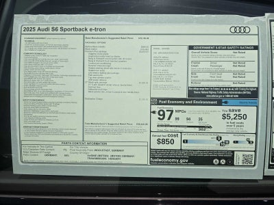 2025 Audi S6 e-tron Premium Plus