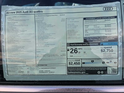 2025 Audi A5 Prestige