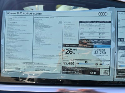 2025 Audi A5 Prestige