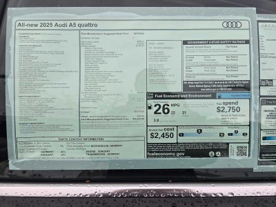 2025 Audi A5 Prestige