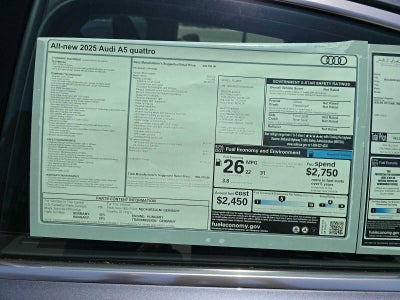 2025 Audi A5 Prestige