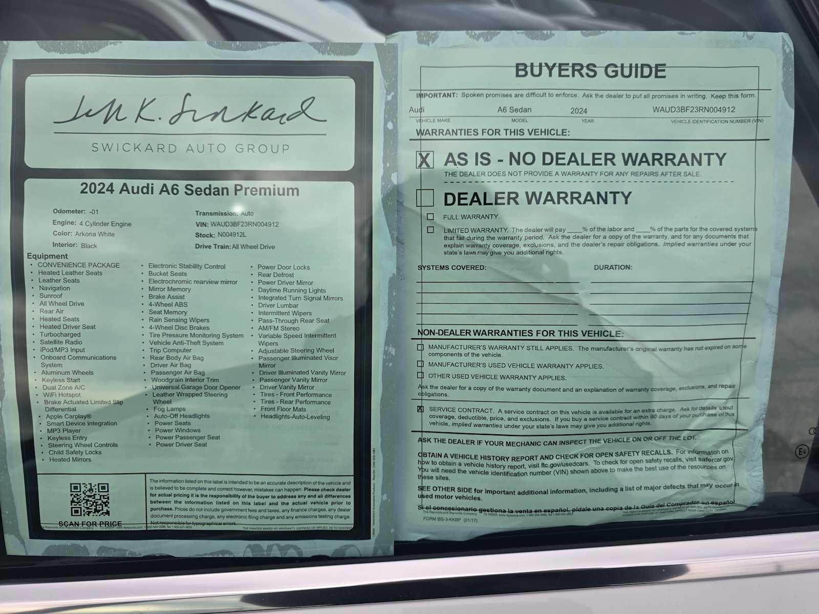 2024 Audi A6 Premium