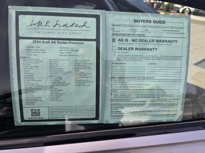 2024 Audi A6 Sedan Premium Plus
