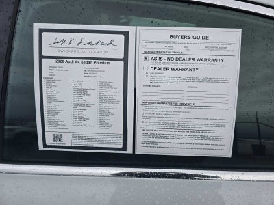 2020 Audi A4 Premium Plus