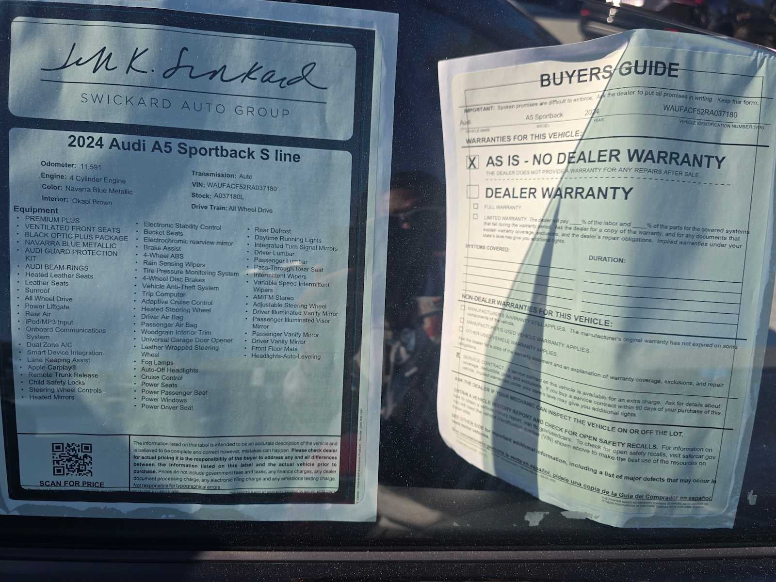 2024 Audi A5 Sportback S line Premium Plus