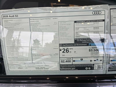 2026 Audi S3 quattro