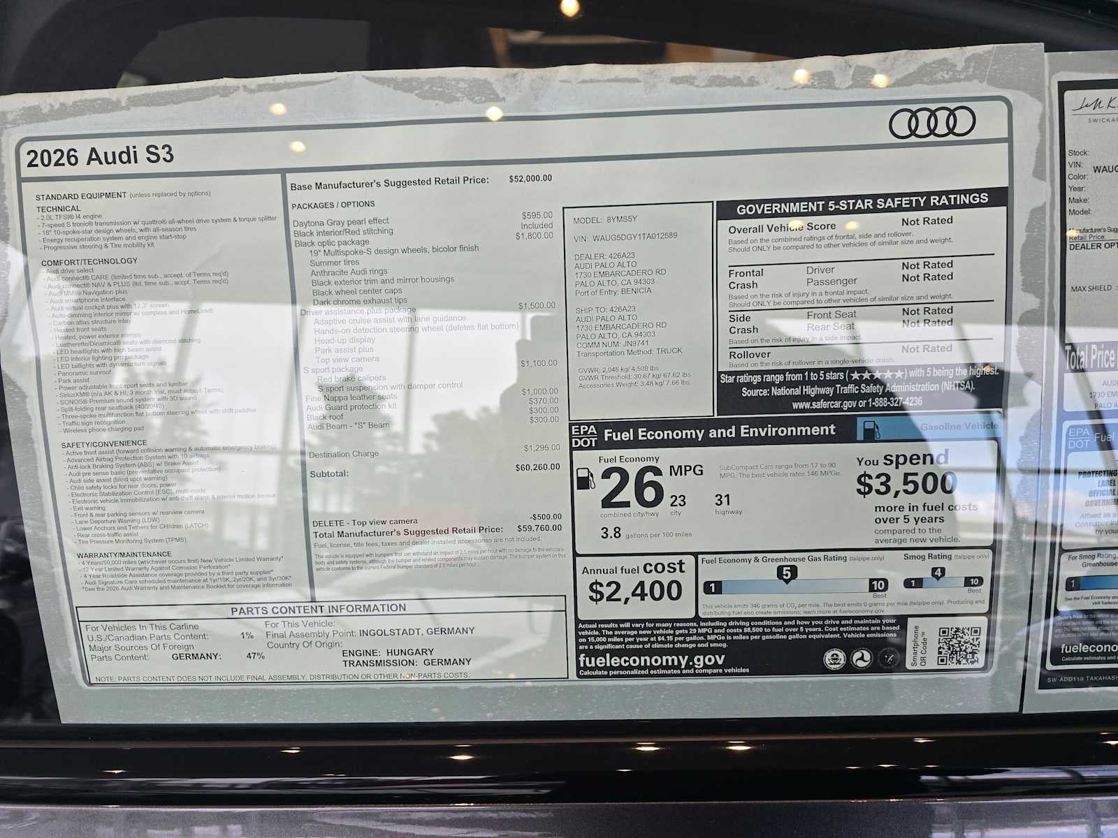 2026 Audi S3 quattro