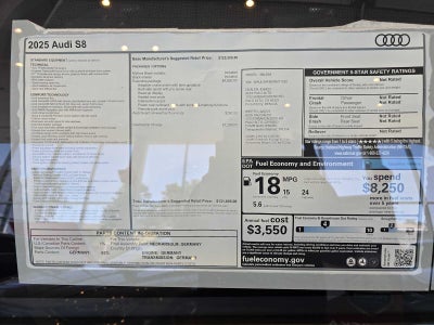 2025 Audi S8 4.0 TFSI