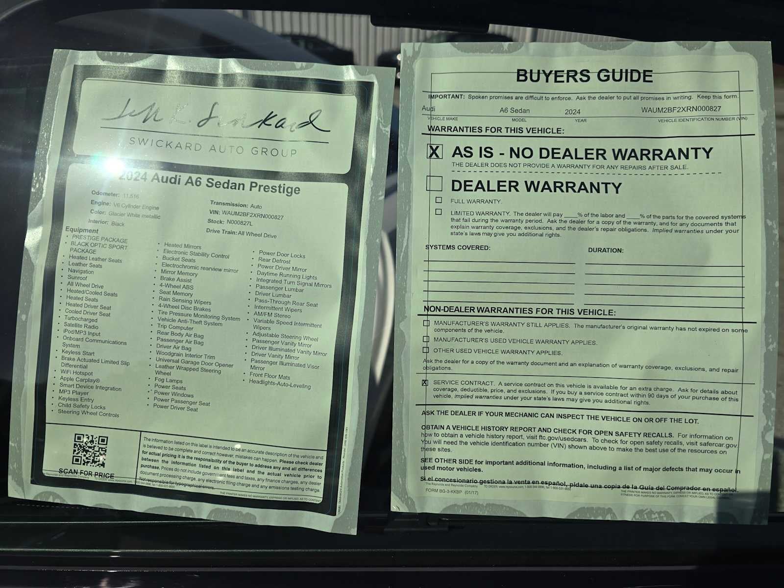 2024 Audi A6 Prestige