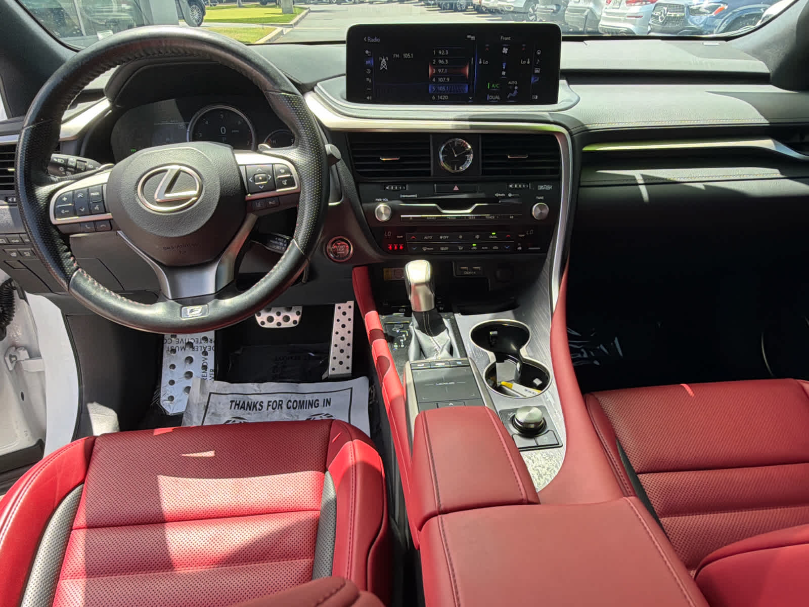 2021 Lexus RX 350 F SPORT Handling