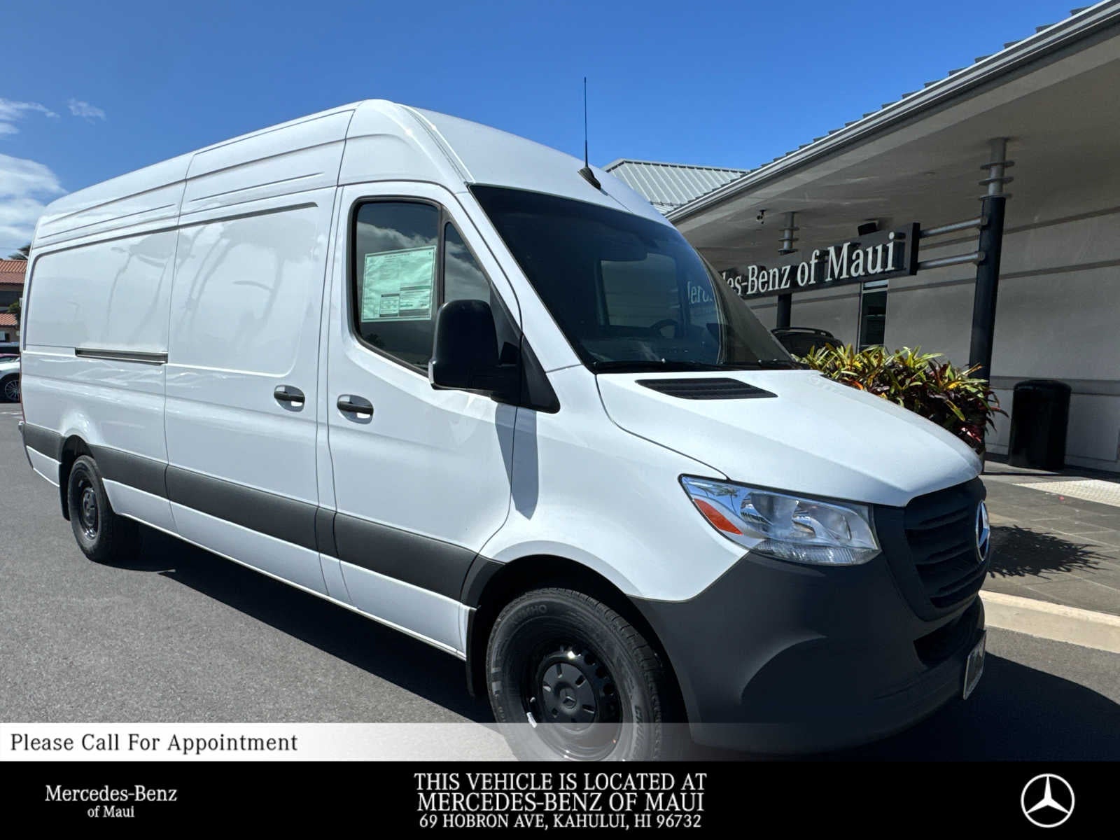 2025 Mercedes-Benz Sprinter Cargo Van 2500 High Roof I4 Diesel HO 170 RWD