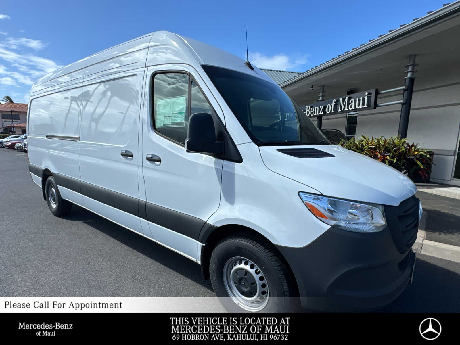 2025 Mercedes-Benz Sprinter Cargo Van 2500 High Roof I4 Diesel HO 170 RWD