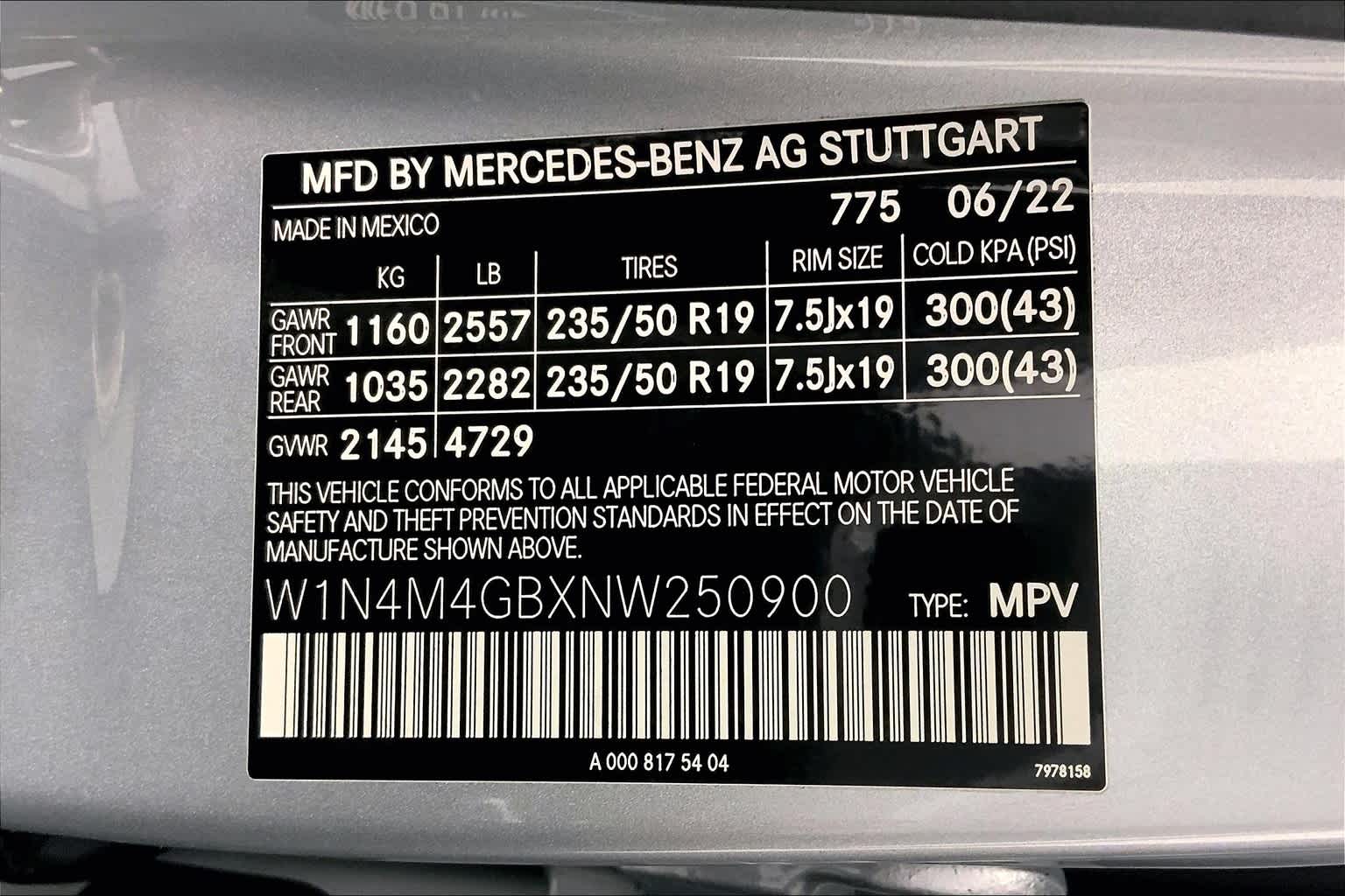 2022 Mercedes-Benz GLB 250 SUV