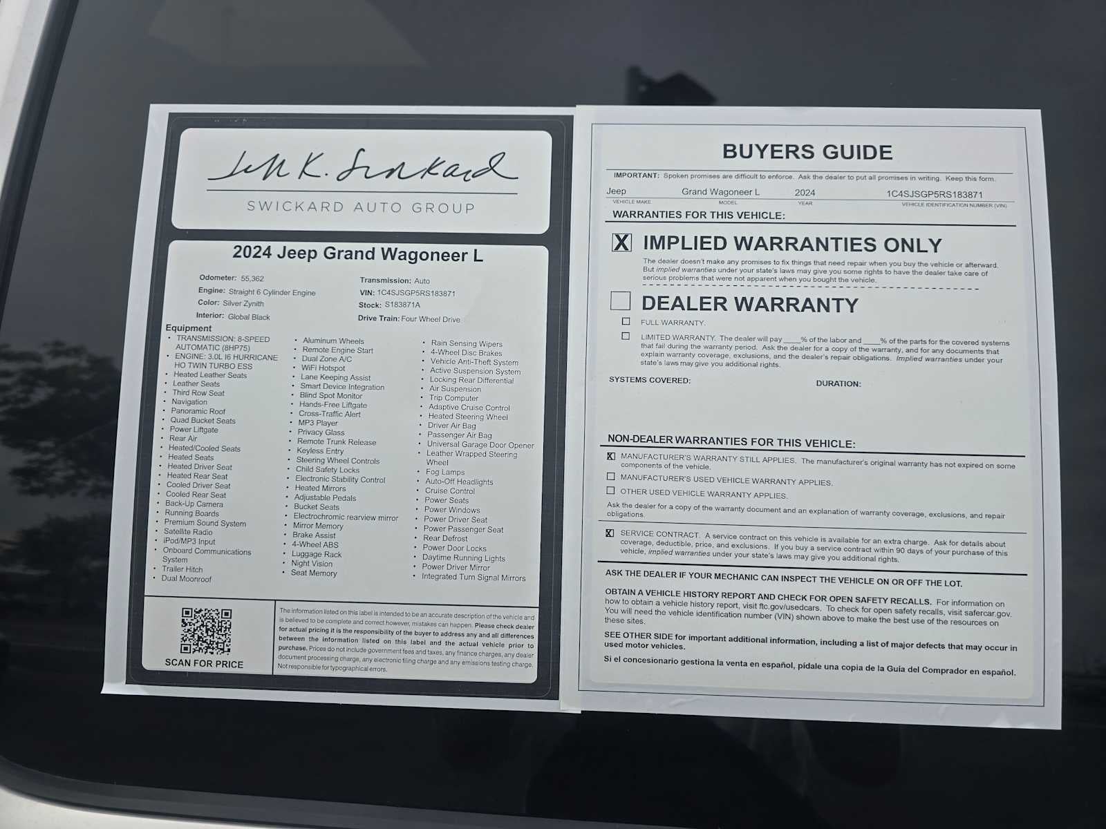 2024 Jeep Grand Wagoneer L Series III