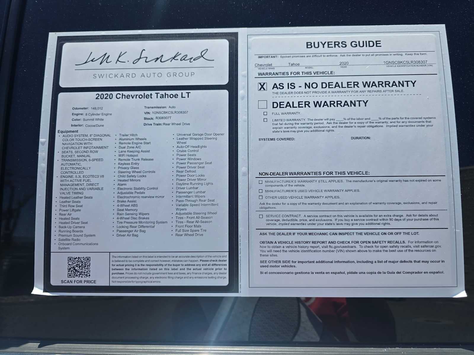 2020 Chevrolet Tahoe LT