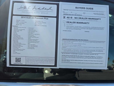 2014 Audi A4 Premium Plus