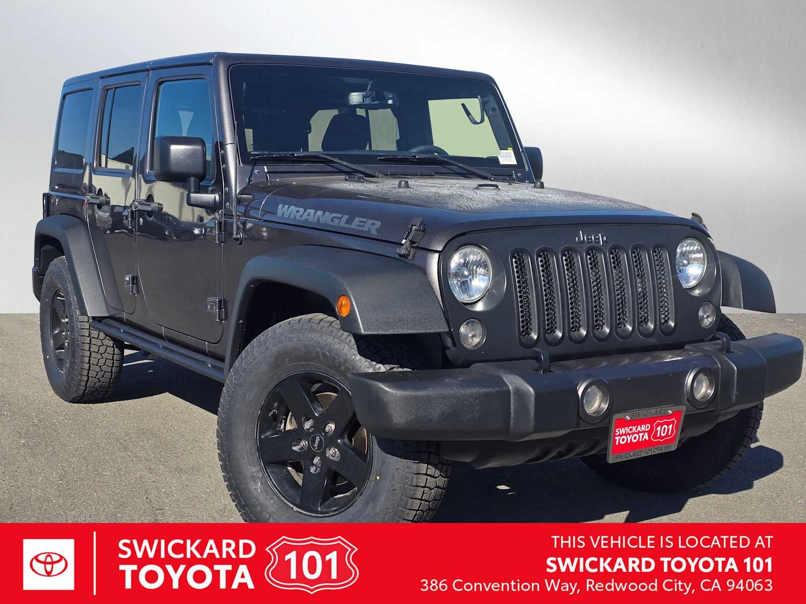 2016 Jeep Wrangler Unlimited Black Bear