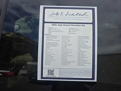 2022 Jeep Grand Cherokee 4xe Summit Reserve
